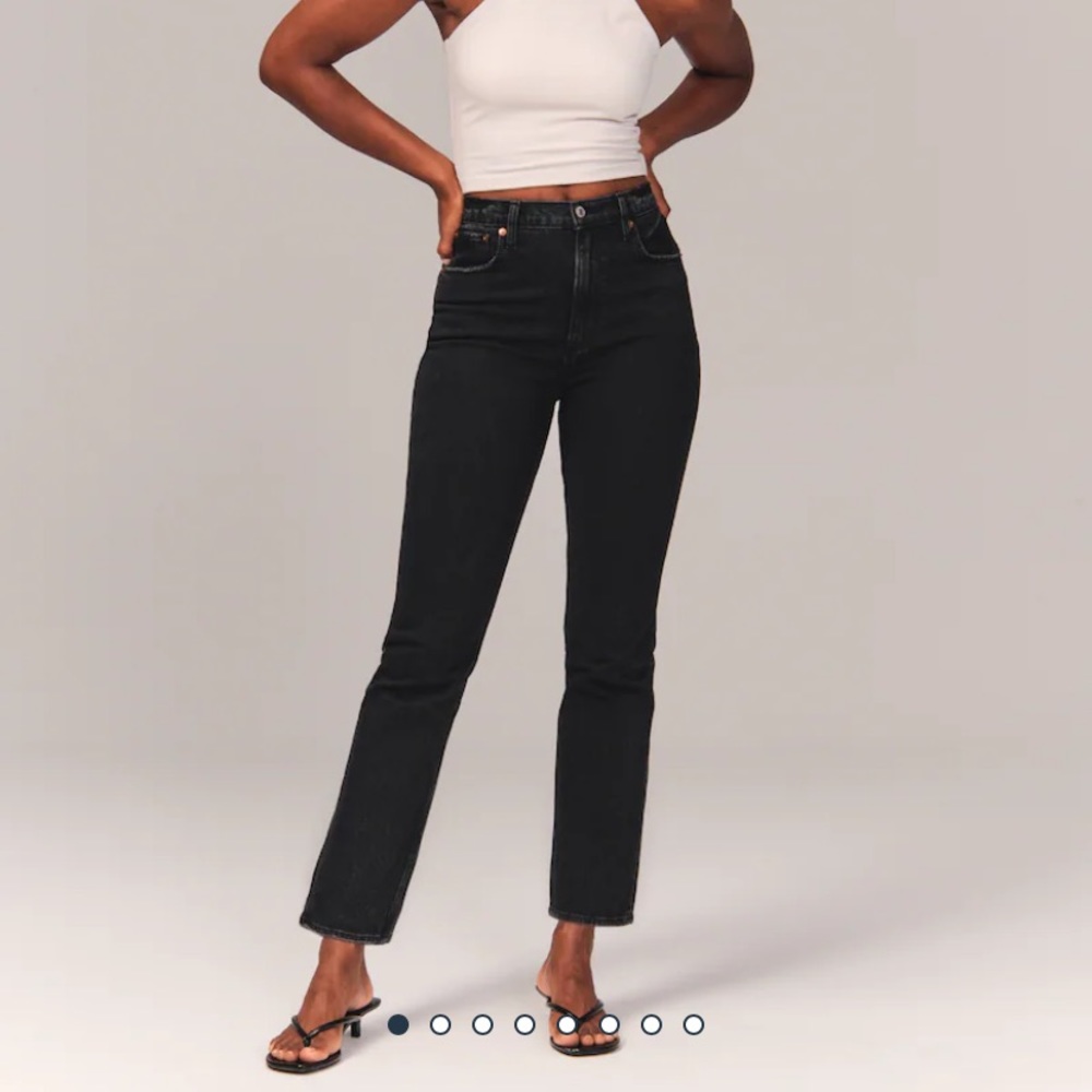 Curve love ankle straight ultra high rise